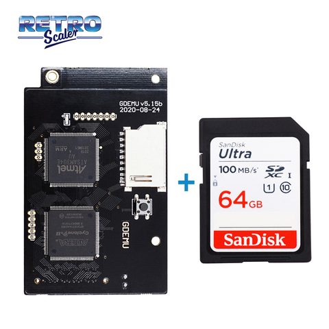 Placa de simulación de unidad óptica v5.15b GDEMU para consola SEGA Dreamcast y tarjeta SD/TF con juegos de CC instalados, novedad ► Foto 1/6