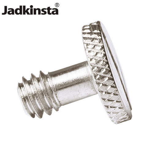 Jadkinsta-Adaptador de tornillo ranurado para trípode de cámara DSLR, adaptador de montaje de tornillo de cabeza plana de 1/4 pulgadas, 10 Uds. ► Foto 1/6