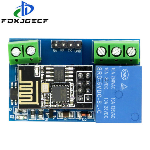 Módulo de relé Wifi de 5V ESP8266, interruptor de Control remoto, aplicación de teléfono para casa inteligente, distancia de transmisión IOT, 400m ► Foto 1/4