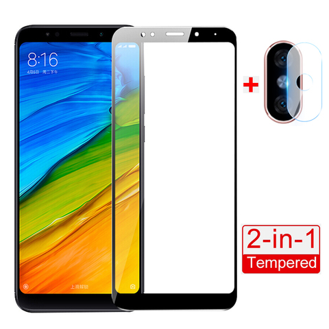 Para xiaomi redmi 5 vidrio templado cubierta completa protector de pantalla principal para redmi 5 Plus Note5Pro teléfono móvil película protectora de vidrio ► Foto 1/6