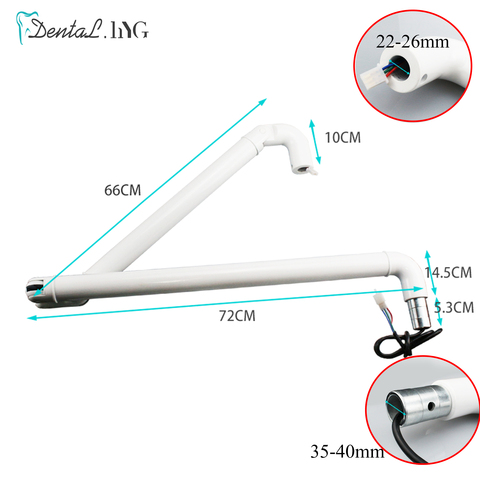 Brazo de lámpara Dental, Unidad de silla Dental, luz Oral, aluminio para equipos dentales ► Foto 1/6