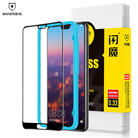 Vidrio SmartDevil para Huawei Mate 10 20 X P20 P30 Protector de pantalla de vidrio templado para Huawei Nova 2s 3 3i 4 E V20 película protectora ► Foto 1/6