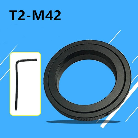 Anillo adaptador de lente de montaje T2-M42 T2 para lente T2 T-MOUNT A Adaptador de cuerpo de montaje de tornillo M42 ► Foto 1/6