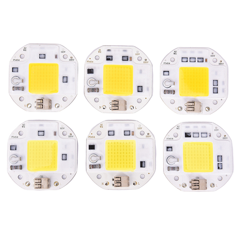 Chip LED COB de conexión rápida 50W 70W 1000W para reflector 220V 110V cuentas de luz LED integradas de aluminio F5454 blanco cálido ► Foto 1/6