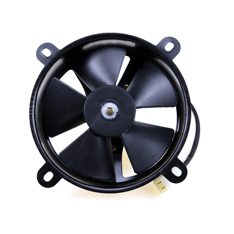 Ventilador de radiador eléctrico para Quad Dirt Bike, ventilador de enfriamiento delgado de 12V, ABS, 6 