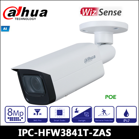 Cámara Dahua IP IPC-HDW3549H-AS-PV 5MP a todo color disuasión activa fija-focal Eyeball WizSense cámara de red SMD Plus POE ► Foto 1/2