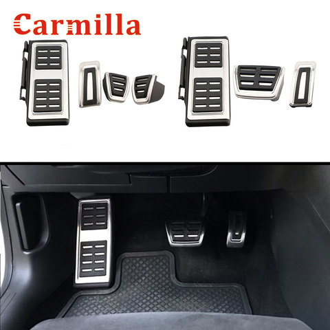 Carmilla-pedales de acero inoxidable para coche, cubierta de Pedal para Audi A3, 8V, S3, RS3, Sportback, Cabrio, limusine, LHD, 2012 - 2022 ► Foto 1/6