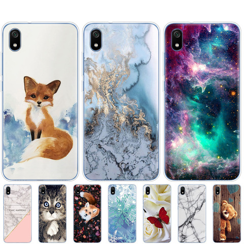 Funda de silicona para xiaomi redmi note 7a casos protección completa Funda trasera suave tpu para redmi 7 un parachoques hongmi 7a teléfono coque ► Foto 1/6