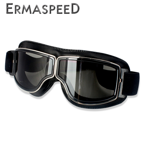 Gafas de Motocross, casco, Moto piloto, Scooter Retro, Moto de cross para exteriores, montar en bicicleta Retro Para gafas de sol, gafas Vintage todoterreno ► Foto 1/6