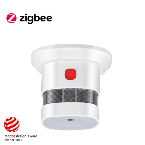 Sensores inteligentes para el hogar inalámbricos Zigbee Smart Anti-fire Alarm Smoke Sensor ► Foto 1/6