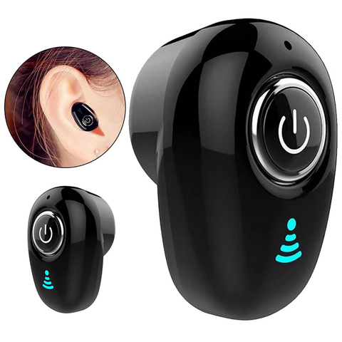 Mini auriculares inalámbricos S650 con Bluetooth, dispositivo estéreo manos libres con cancelación de ruido y micrófono ► Foto 1/6