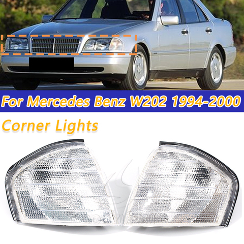 COOYIDOM-luces Led de espejo para Mercedes Benz Clase C W202 1994-2000 1995 1996, accesorios, luces de curva automáticas ► Foto 1/6