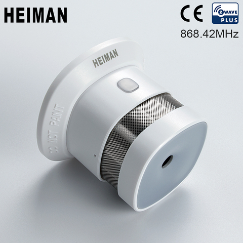 HEIMAN Zwave Detectores de humo Alarma de protección contra incendios Z-wave 868MHz Sensor inalámbrico para Smart Home Security Envío gratis ► Foto 1/6