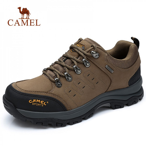 CAMEL hombres mujeres zapatos de senderismo cuero de vaca superior 2022 otoño duradero antideslizante caliente al aire libre escalada Trekking zapatos ► Foto 1/6