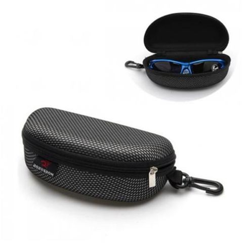 Caja de gafas portátil, funda rígida negra, Protector de soporte grande ► Foto 1/3