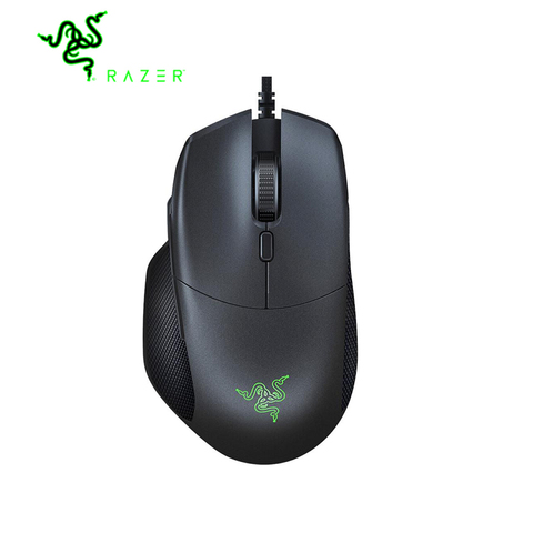 Razer Basilisk, juegos por cable esenciales, ratón 6400 DPI, RGB Sensor óptico, iluminación colorida con 7 Botones programables, mano derecha ► Foto 1/5