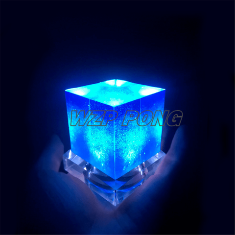 Cubo cósmico Cosplay Prop brillante cubos creativo Control remoto estatuilla juguetes juguete de modelos coleccionables regalo WZP PONG ► Foto 1/6