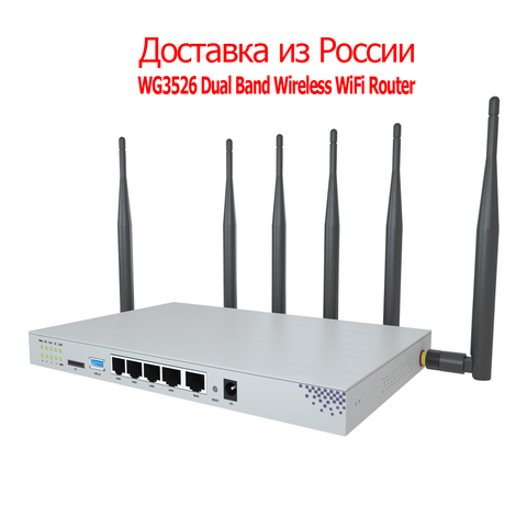 ZBT 4G LTE Router WG3526 Dual Dand Gigabit GSM inalámbrico WiFi Router con tarjeta SIM ranura de la red 3G 4G WiFi Router expansor ► Foto 1/6