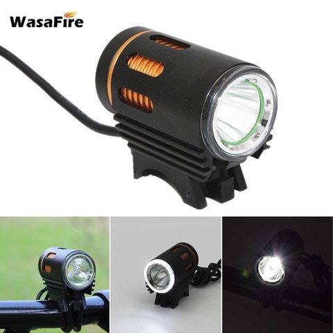 WasaFire-Luz LED de bicicleta superbrillante, faro delantero para bicicleta de montaña, paquete de batería 18650 y cargador, XML L2 ► Foto 1/6