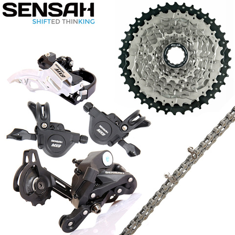 SENSAH MX9 3x9 27 velocidad desviadores de bicicleta MTB Grupo 11-40T Cassette cambio Kit ► Foto 1/6