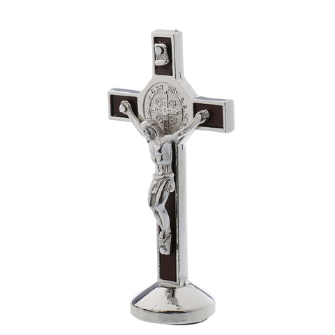 9cm crucifijo Metal modelo estatua de Jesucristo con pegajoso Base del tablero de instrumentos del coche Decoración ► Foto 1/6