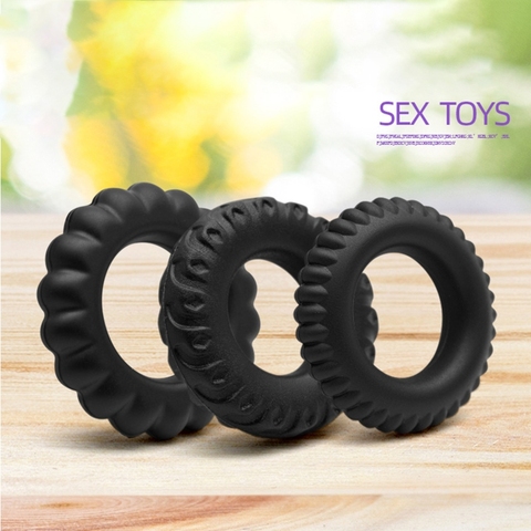 3 unids/set hombre cerradura anillo fino pene más fuerte formación Accesorios Hombre pene anillos adultos juego juguete del sexo ► Foto 1/6