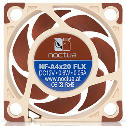 Noctua-ventilador pequeño para chasis, ventilador de refrigeración de NF-A4x20 FLX de 4cm, 20mm, 5V/12V y 3 pines/4 pines, disipación de calor ► Foto 1/5