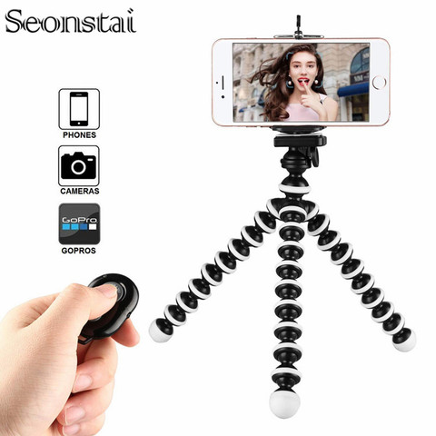 Trípode Flexible Octopus, soporte Gorillapod para teléfono, teléfono móvil, teléfono inteligente, Dslr, tabla para cámara, escritorio, Mini trípode con Clip ► Foto 1/6