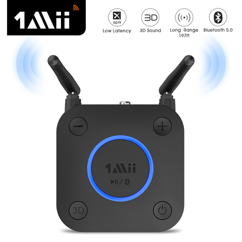 1Mii B06 Pro Bluetooth 5,0 receptor de Audio aptX le 3D música Optical/Coaxial/2RCA/3,5mm Aux adaptador Bluetooth para TV coche auriculares ► Foto 1/6