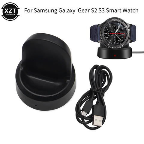 Cargador inalámbrico para reloj inteligente Samsung Galaxy, base de carga rápida de 42/46mm para Samsung Gear S3 Frontier S2 ► Foto 1/6