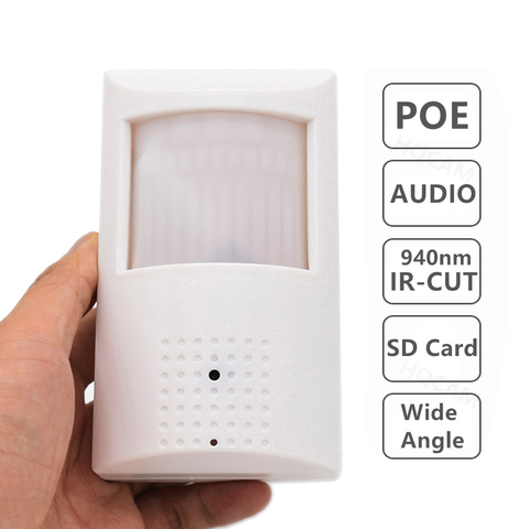 POE Audio-cámara IP Invisible IR H.265 de 5MP, 1940P, 1080P, P, PIR LED, sistema de videovigilancia de seguridad para interiores, cámara HD P2P ► Foto 1/6