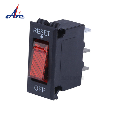 IBS-1R 5A-20A 125/250OVAC 3 Pin Mini interruptor basculante de barco Protector de reinicio Manual en interruptor de protección de sobrecarga ► Foto 1/6