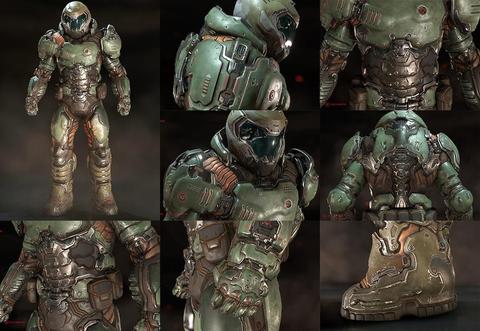 Disfraz personalizado de Doom Slayer, conjunto completo de alta calidad, talla privada, armos ► Foto 1/1