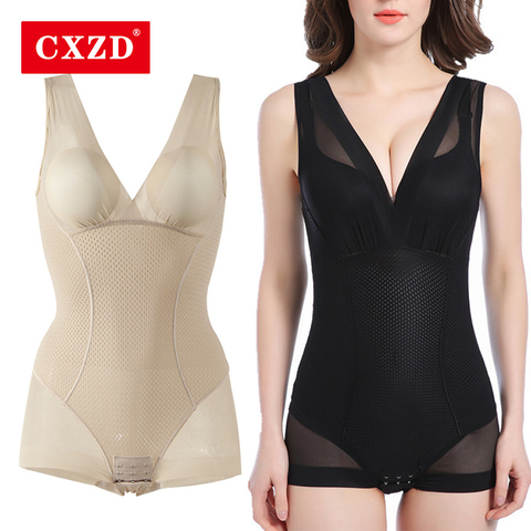 CXZD ropa interior adelgazante moldeador Bodysuits Shapewear cintura corsé faja prenda moldeadora vientre Delgado Bodysuit chaleco ► Foto 1/6