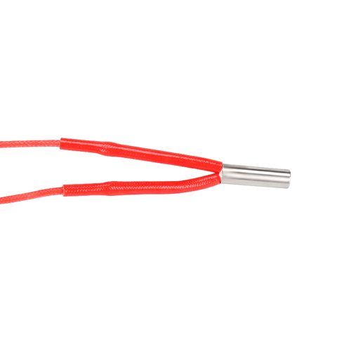 Calefacción Cable de Cable 12 V 24V 40W 12 voltios calentador de cartucho de cerámica 6mm * 15mm HeatingTube 12V40W tubo Reprap extrusora 3D pieza de impresora ► Foto 1/5