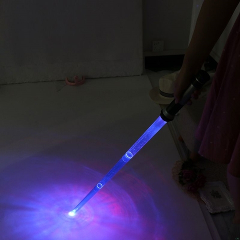 Sable de luz telescópico para niños, espada parpadeante, juguete luminoso, láser, música, novedad ► Foto 1/6