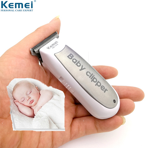 Kemei-cortadora de pelo 1318 para bebé, Mini maquinilla eléctrica para cortar el pelo, afeitadora recargable por USB silenciosa para niños, afeitadora de barba para hombres ► Foto 1/6