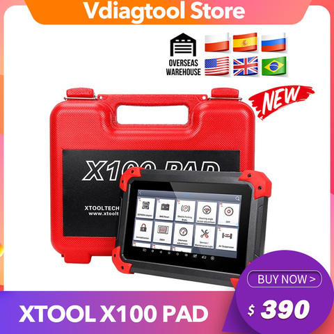 Original XTOOL X100 PAD programador de llave automática profesional odómetro Ajuste de aceite reinicio X100 Pad actualización gratuita 2 años ► Foto 1/6