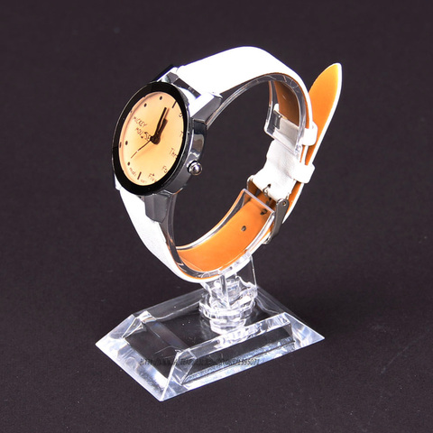 Soporte de exhibición para reloj de hombre, vitrina para reloj Wacth de alta flexibilidad, acrílico transparente, desmontable, tamaño L, 10cm ► Foto 1/4