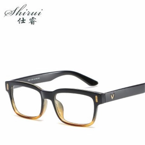 Shirui moda V marcos De gafas cuadradas mujeres estilos De tendencias marca gafas De ordenador ópticas Oculos De Grau Feminino ► Foto 1/5