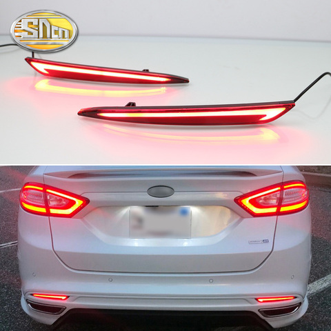 Para Ford Mondeo fusión 2013, 2014, 2015, 2016, 2017, 2022 LED parachoques luz trasera de luz de freno y luz antiniebla de señal de vuelta de luz Reflector ► Foto 1/6