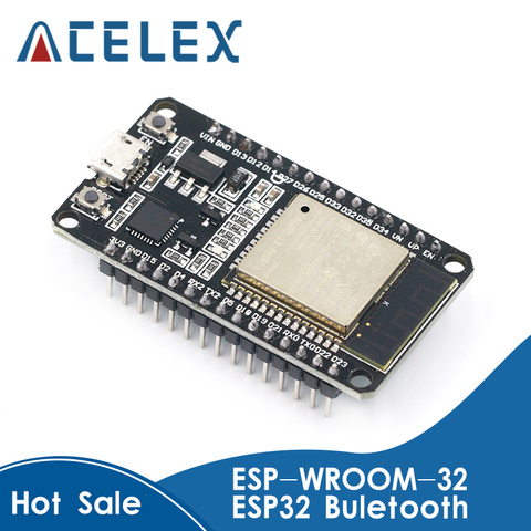 Placa de desarrollo ESP-32S ESP-32 Módulo de antena inalámbrica Bluetooth WiFi para Arduino 2,4 GHz Dual Core ESP32S ESP32 ► Foto 1/6