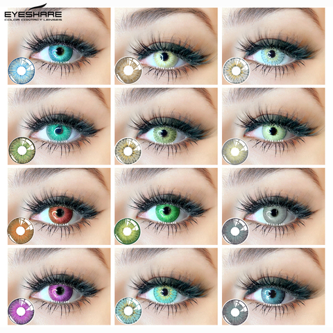 EYESHARE-lentillas de serie PRO de Nueva York, lentes de contacto de colores para ojos, lentillas de disfraz ► Foto 1/6