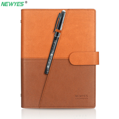 NEWYES Dropshipping cuaderno borrable de cuero reutilizable Smart Notebook almacenamiento Nube Almacenamiento Flash ► Foto 1/6