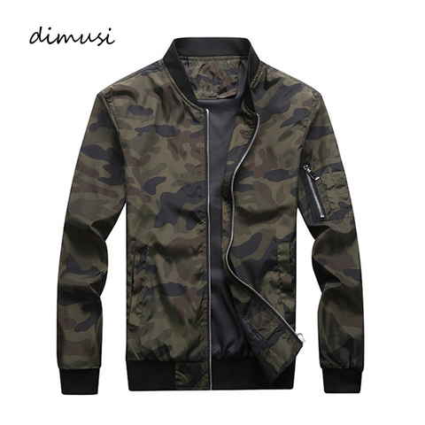 DIMUSI-chaquetas de camuflaje para hombre, cazadora de camuflaje, prendas de vestir, rompevientos, ropa de béisbol, 7XL, primavera y otoño ► Foto 1/6