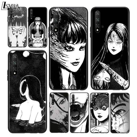 Funda de móvil negra Anime Horror Comics para Huawei Honor 9X Lite 8X 9S 9A 9C 30 20 10i 20 10 10i 9 Lite 8C 8A 7C 7A Pro ► Foto 1/6