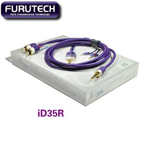 FURUTECH ADL ID-35R Cable RCA de 3,5mm a 2RCA toma de Cable Audio macho a macho para el amplificador Subwoofer DVD o cine en casa VCD hifi ► Foto 1/6