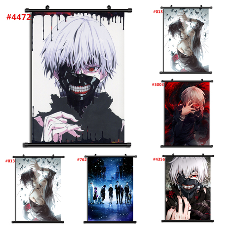 Tokyo Ghoul Kaneki Ken, cartel de pared de Manga de Anime, desplazamiento, decoración del hogar, arte de pared ► Foto 1/6