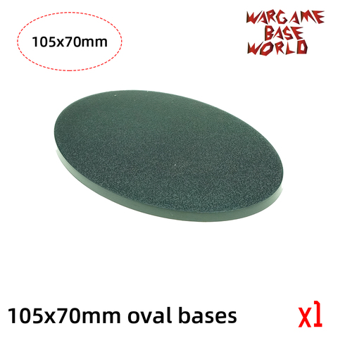 Juego de base del mundo-105x70mm oval bases para Warhammer ► Foto 1/4