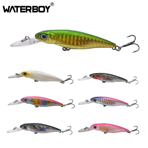 WATERBOY-señuelo De Pesca Artificial, cebo De 68mm, 7,4g, para agua salada ► Foto 1/6